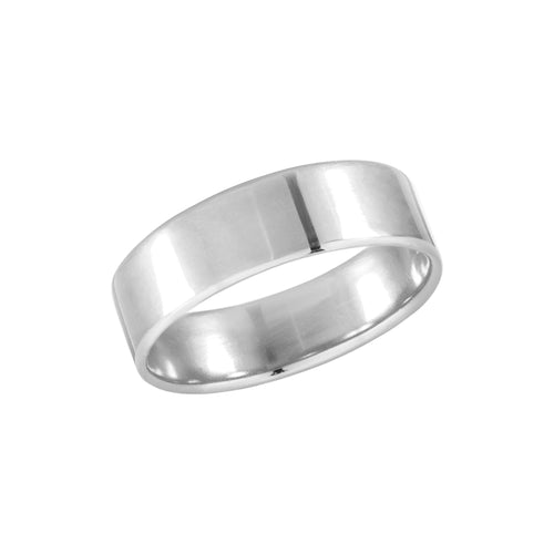 Buy Unisex Silver Finger Ring SJ 92.5 High Polish Regular Wear Band Ring in  Pure 92.5 Sterling Plain Silver Ring (11 no.) at Amazon.in